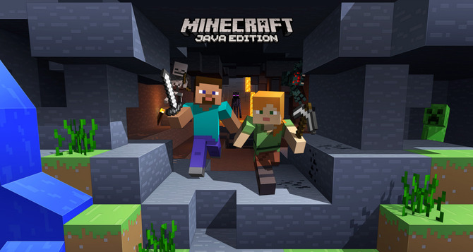 Minecraft Java Editie Banner